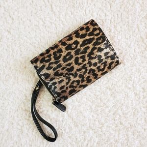 Leopard Wristlet